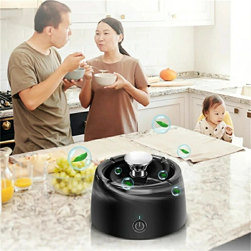 楽天市場】灰皿 脱臭機 充電式空気清浄機 スモークレス灰皿 マイナス