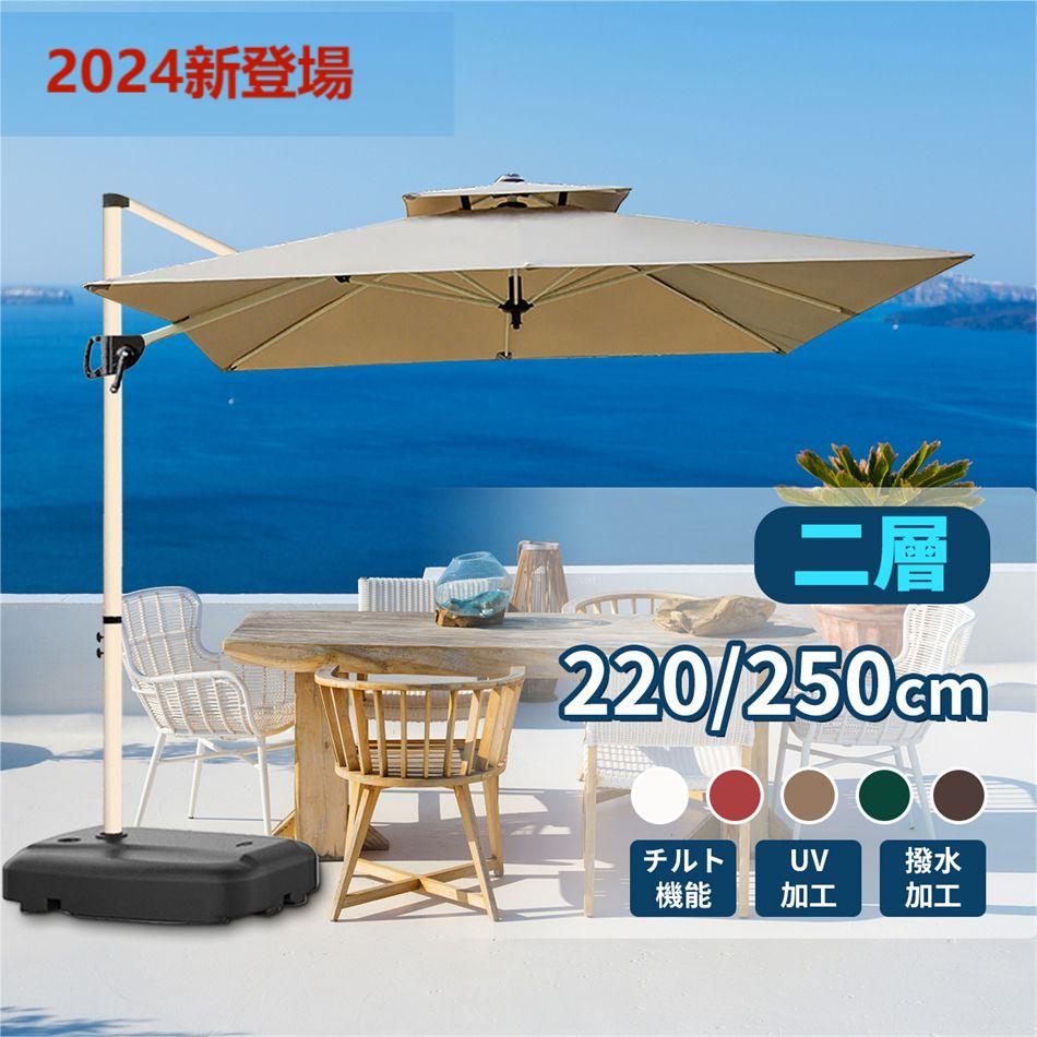 楽天市場】パラソル ガーデンパラソル 大型 風に強い UVカット