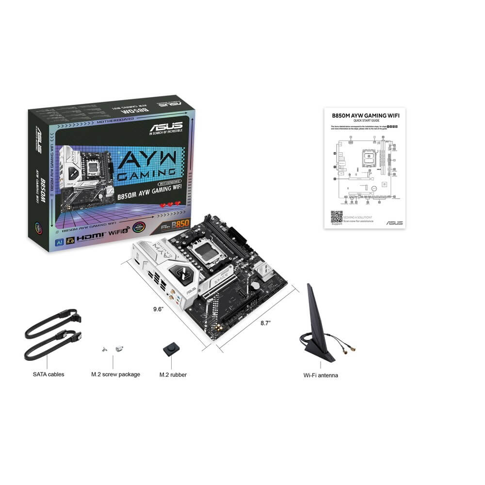 楽天市場】ASUS B850M AYW GAMING WIFI (パソコン工房限定モデル) AMD