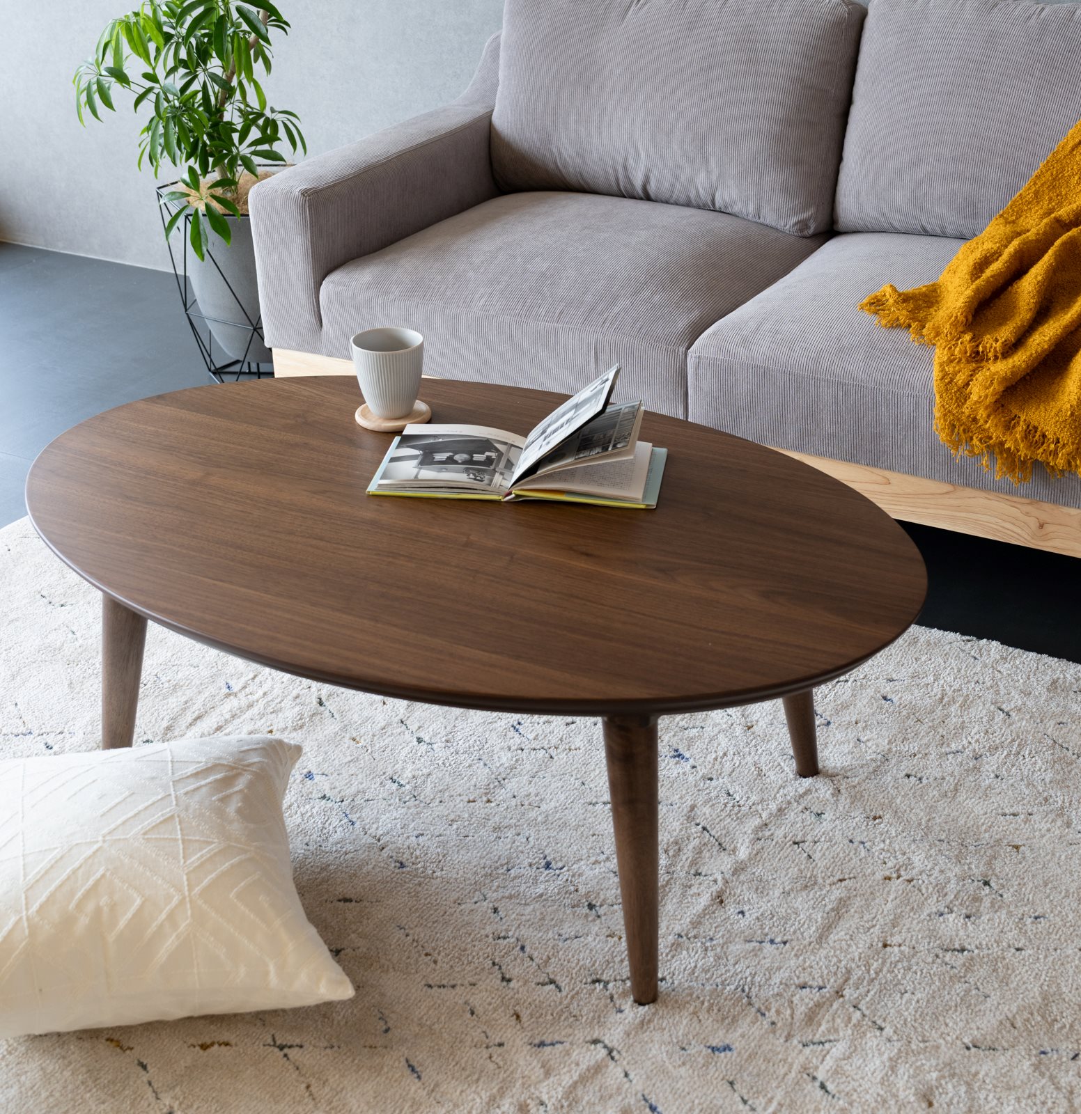 楽天市場】こたつ セット 楕円形 105×70cm こたつ布団セット おしゃれ