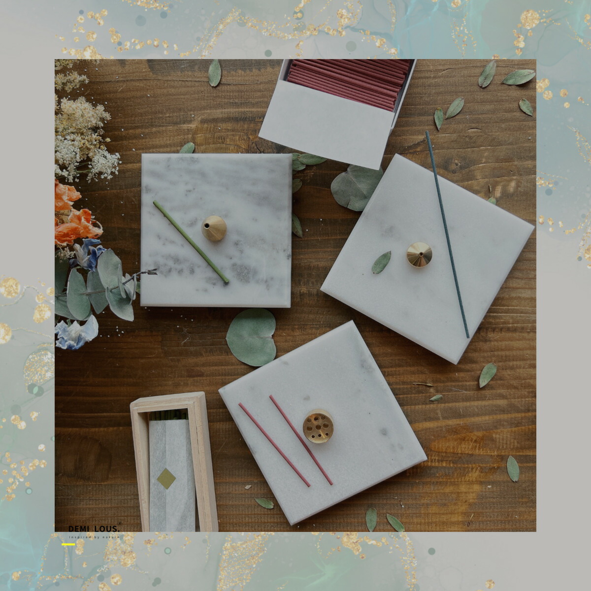 楽天市場】天然大理石 プレート 大理石プレート インセンスホルダー