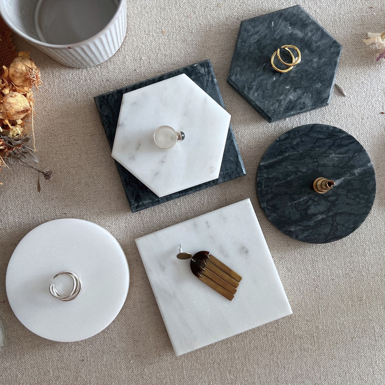 楽天市場】ストーンプレート 大理石 プレート トレー コースター