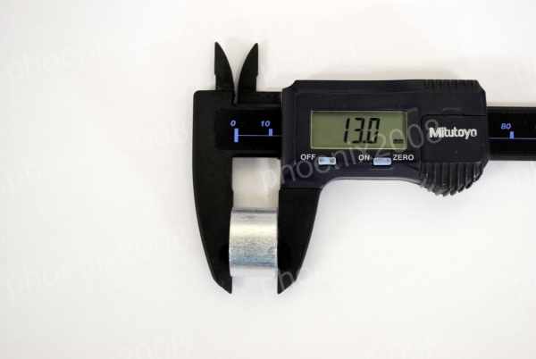 楽天市場】アクスルカラー 13mm 内径約14mm 外径約20mm 汎用 スチール