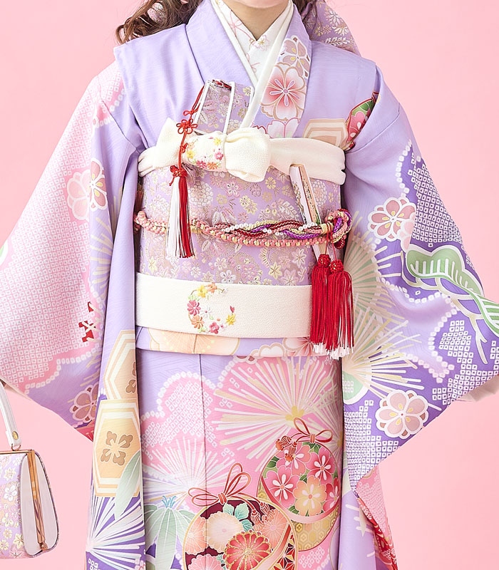 楽天市場】七五三の着物に 7歳 女の子 しごき 刺繍入り 式部浪漫