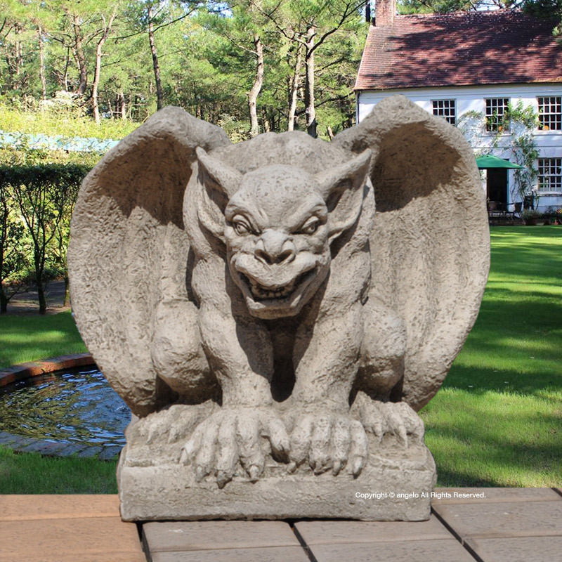 楽天市場】楽天ランキング1位 英国製【ガーゴイルF】ストーン製 置物