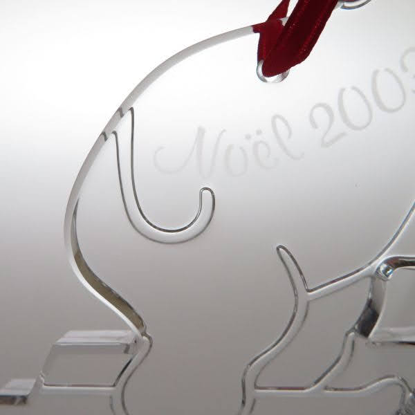 楽天市場】バカラ オーナメント ○ クリスマス コレクション ノエル