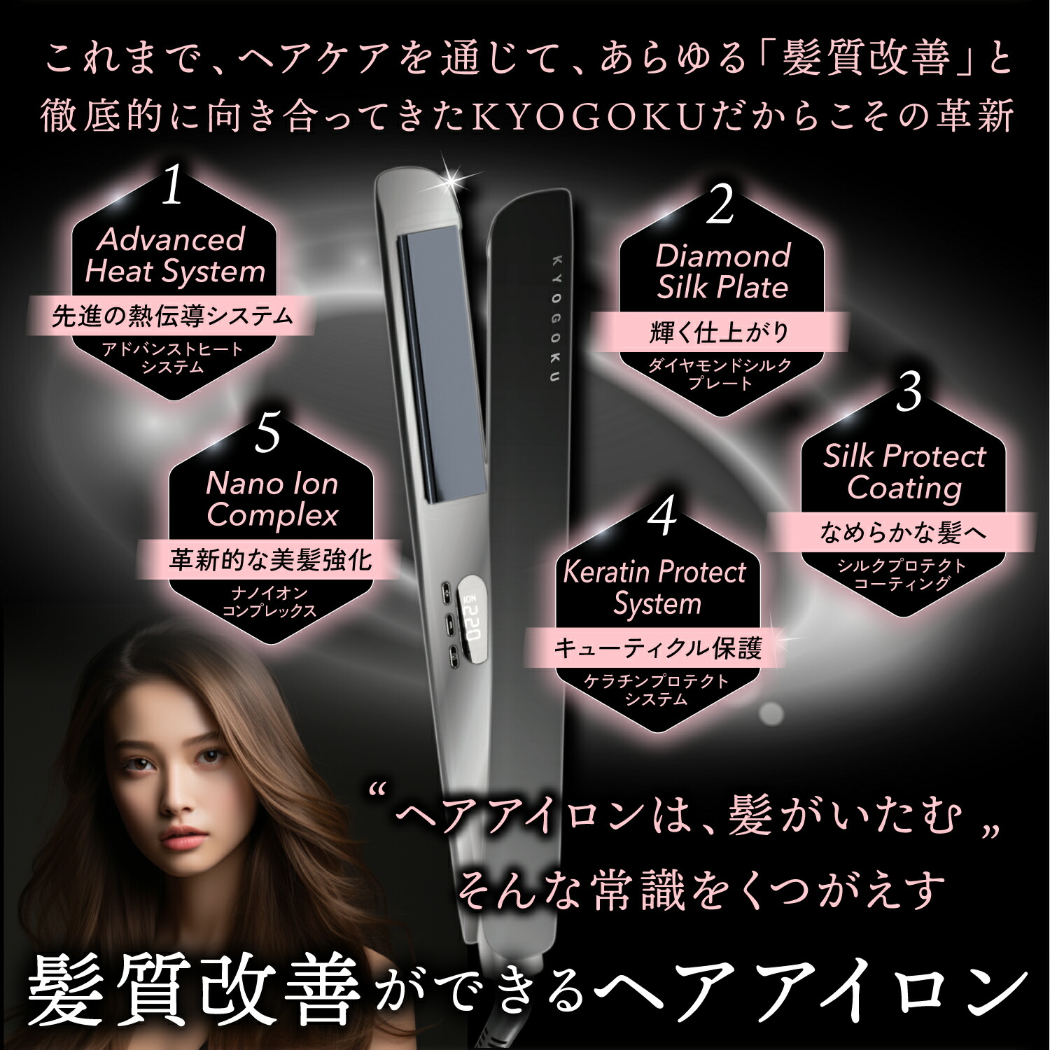 楽天市場】公式 スーパーSALE40%OFF 【 KYOGOKU ナノシルクケラチン