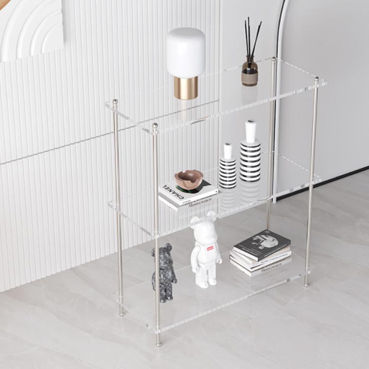 楽天市場】 オープンシェルフ 収納棚 クリア 本棚 おしゃれ アクリル