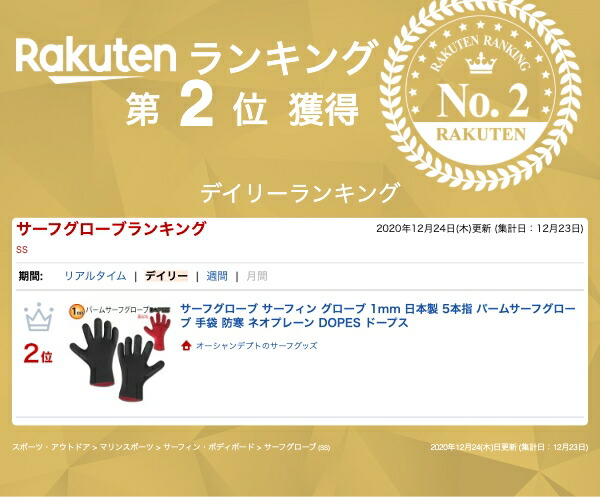 楽天市場】＼2/11までクーポン最大2000円OFF+P2倍／ サーフグローブ
