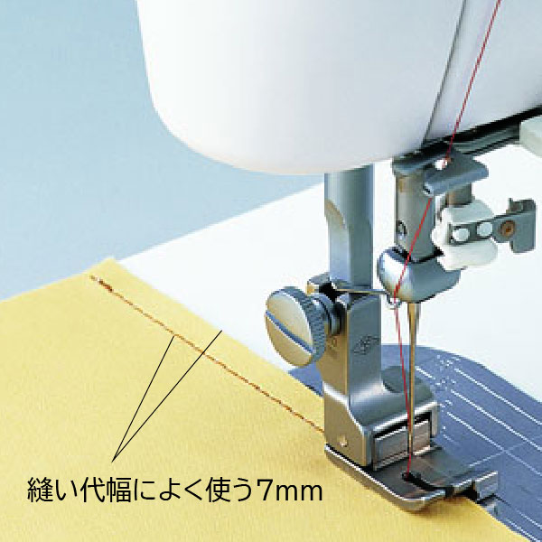 楽天市場】JUKI職業用右段付き押え(7mm)（ステッチ定規 ジューキ