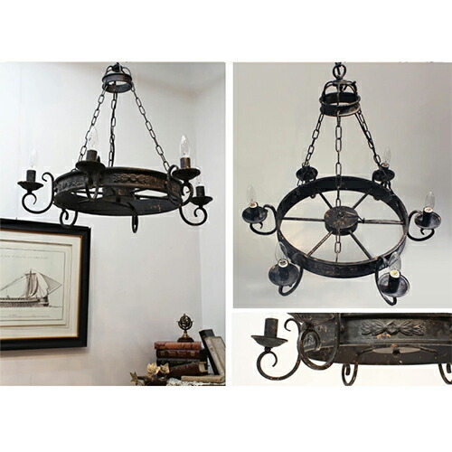 楽天市場】シャンデリア【送料無料】マルシェ Marche 6灯シャンデリア