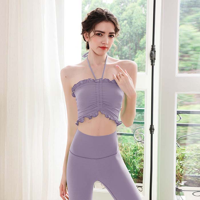 楽天市場】【上下セット】ヨガウェア トップス ハイウエストパンツ