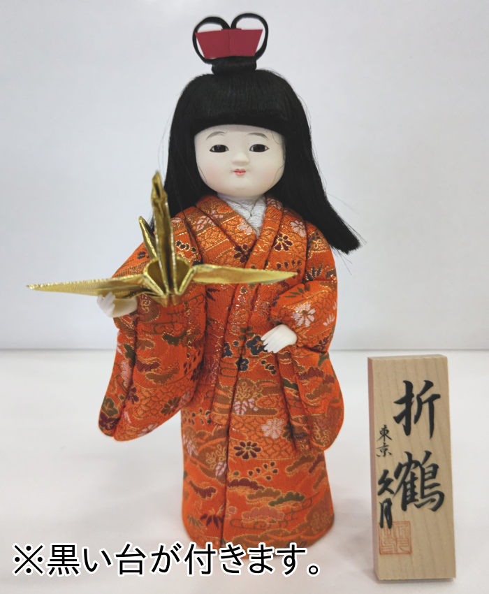 楽天市場】久月作 日本人形 木目込人形 【折鶴】 Japanese doll 〈日本
