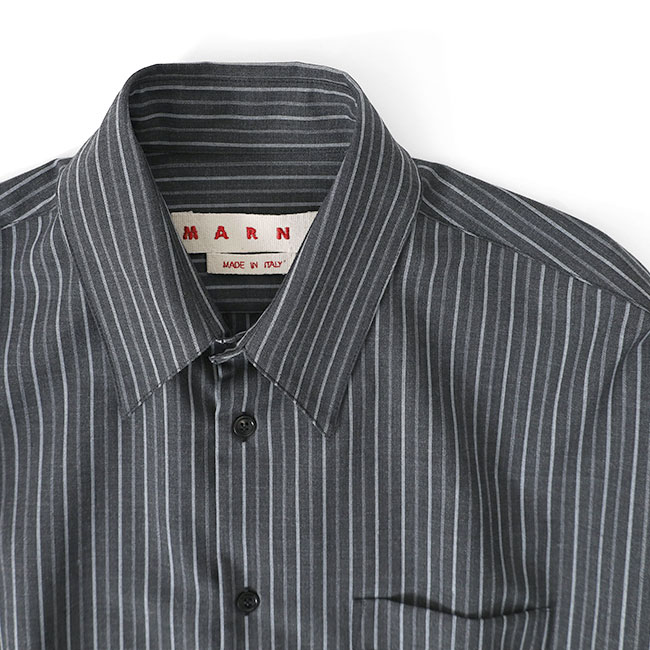 楽天市場】MARNI マルニ ストライプ トロピカルウールシャツ