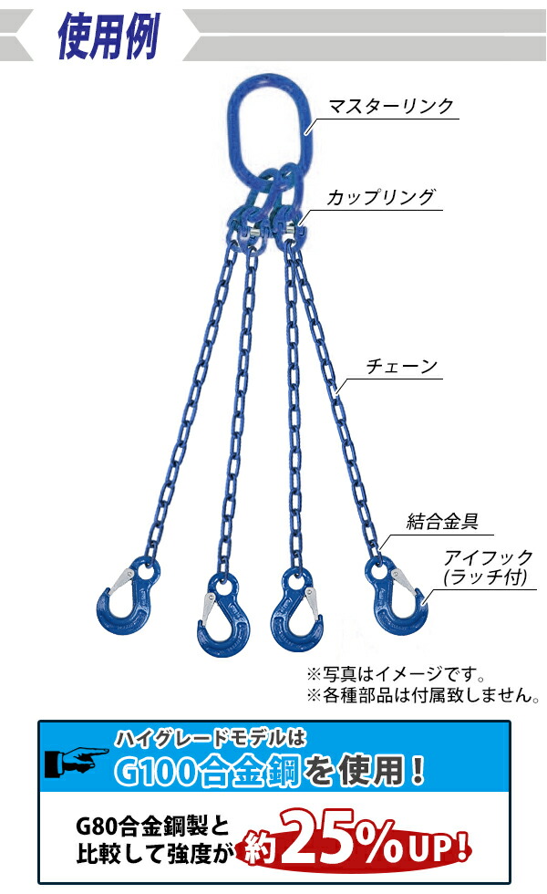 楽天市場】送料無料 アイフック ラッチ付 使用荷重約4t 約4.0t 約