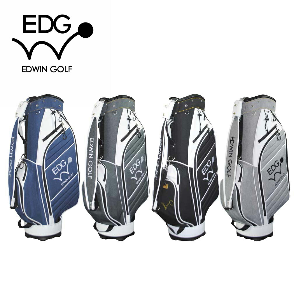 楽天市場】EDWIN GOLF エドウィンゴルフ キャディバッグ【EDCB-3478