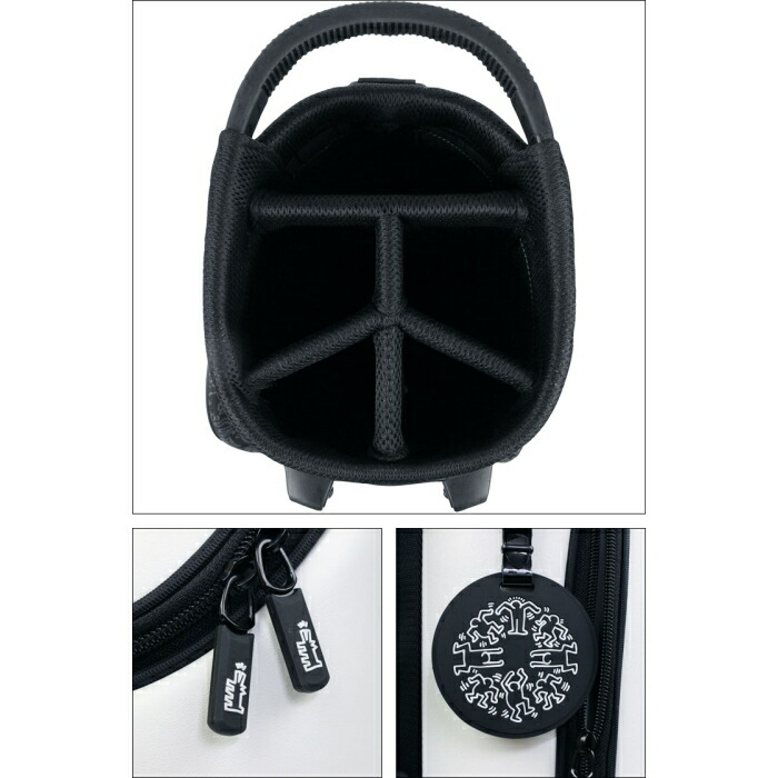 楽天市場】キースヘリング KHCB-08 スタンド キャディバッグ 5Figs 9型