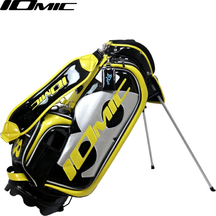 楽天市場】IOMIC イオミック エナメル スタンドキャディバッグ 9型