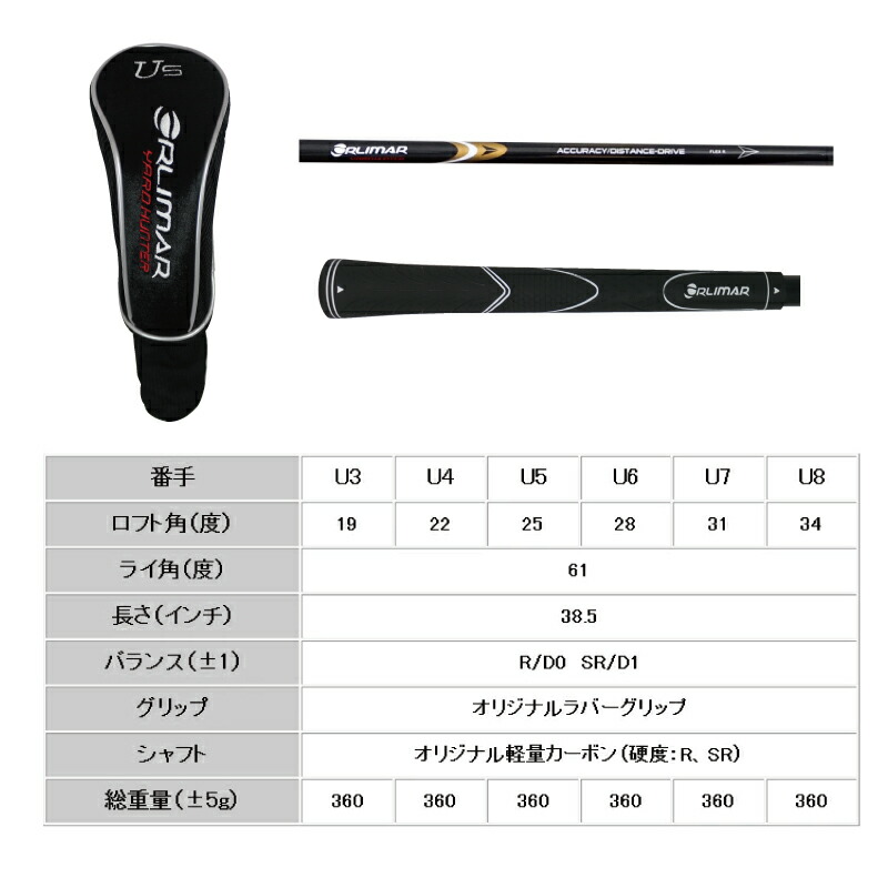 楽天市場】ORLIMAR オリマー ヤードハンター BLACK ワンレングス