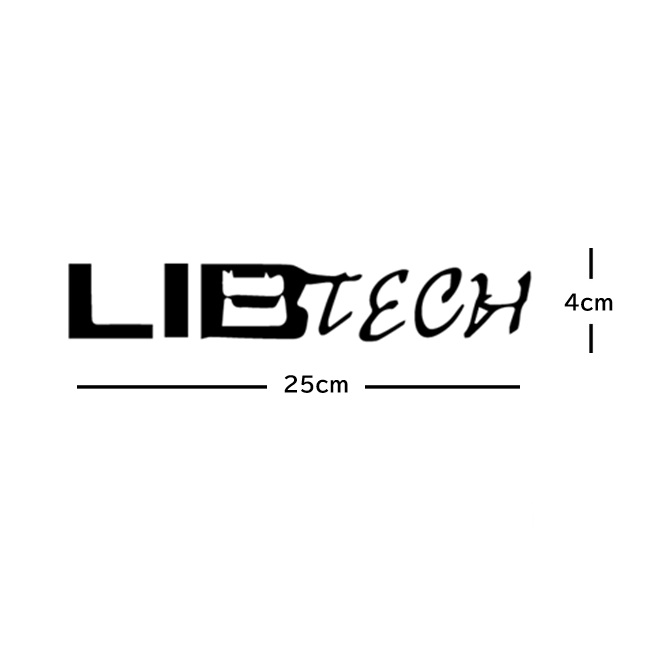 楽天市場】ステッカー LIBTECH / CLASSIC DIE CUT STICKER (24x4cm