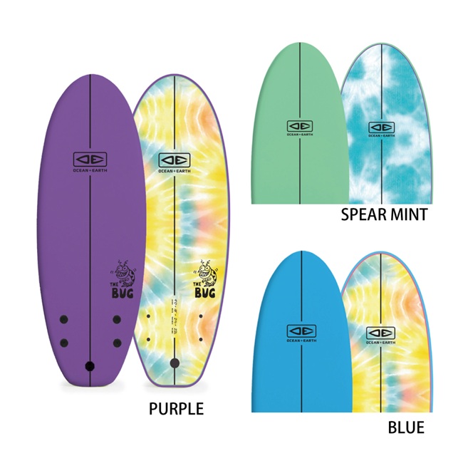 楽天市場】ソフトボード OCEAN&EARTH THE BUG SOFT 4'0 子供用