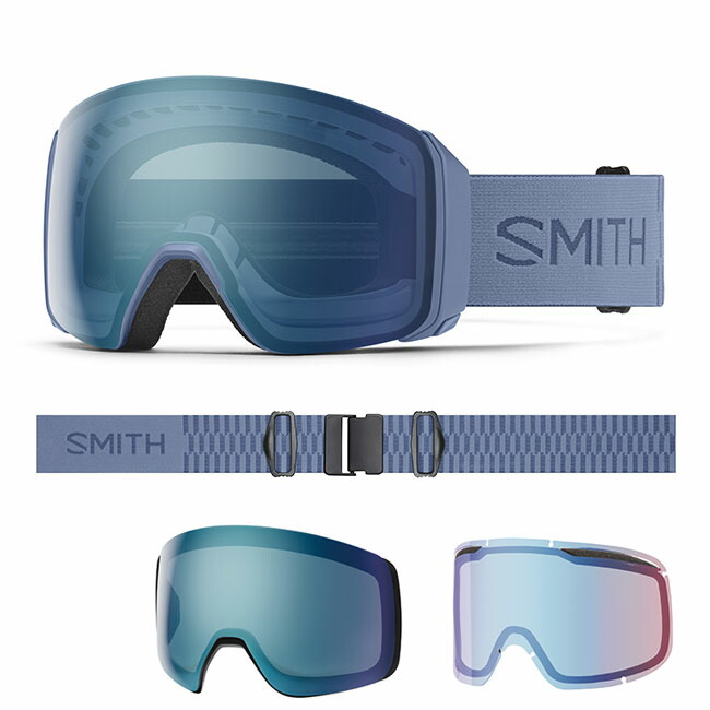 楽天市場】SMITH ゴーグル 4D MAG XL GRANITE BLUE 25-26フォーディ