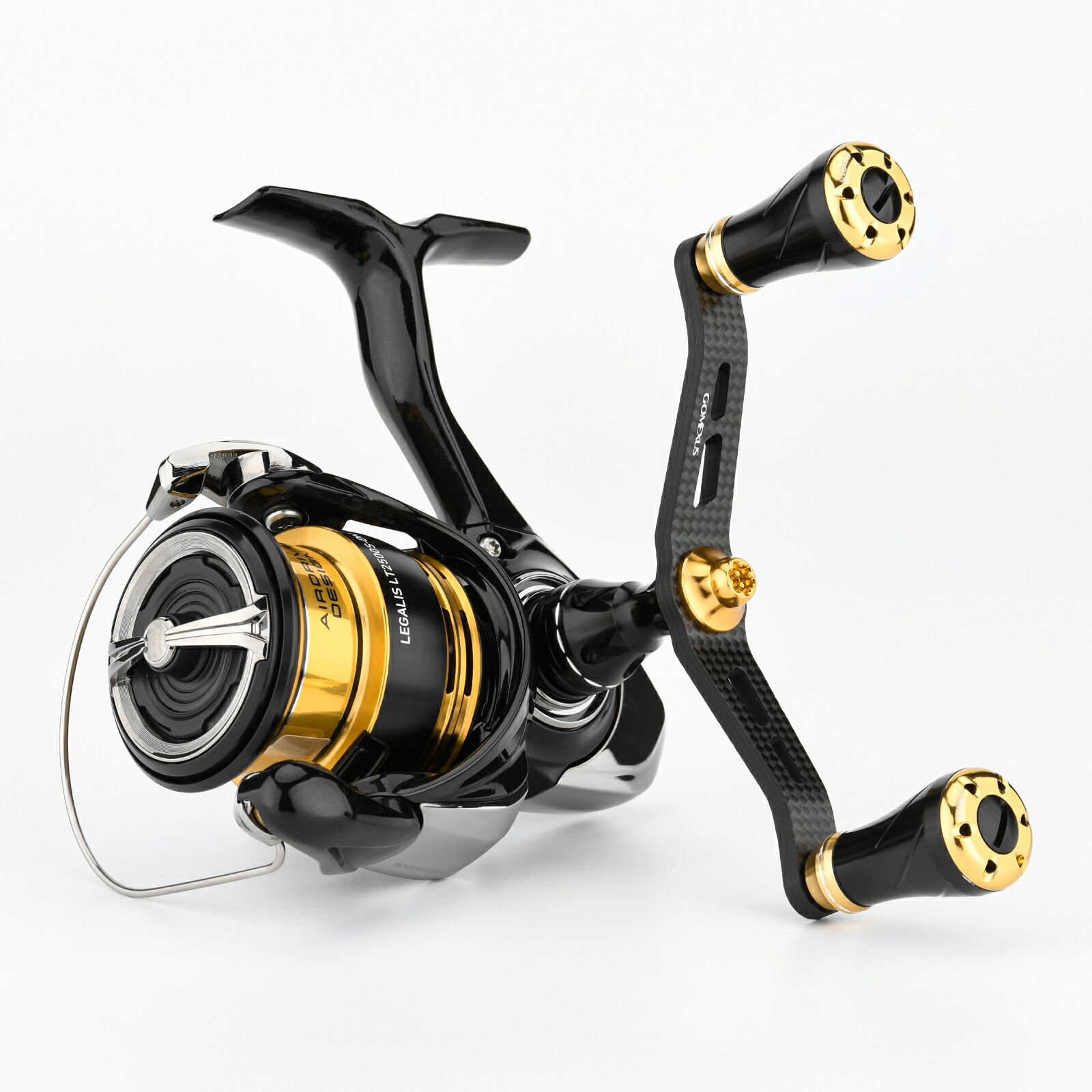 楽天市場】【送料無料】ゴメクサス リールハンドル カーボン製