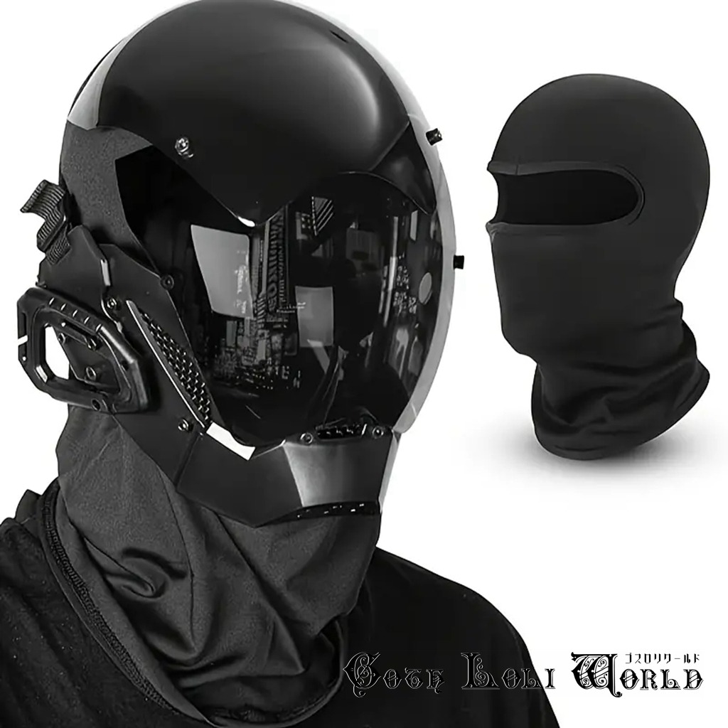 楽天市場】当日発送 即納 CE-AS015 サイバーフルフェイス 仮面マスク