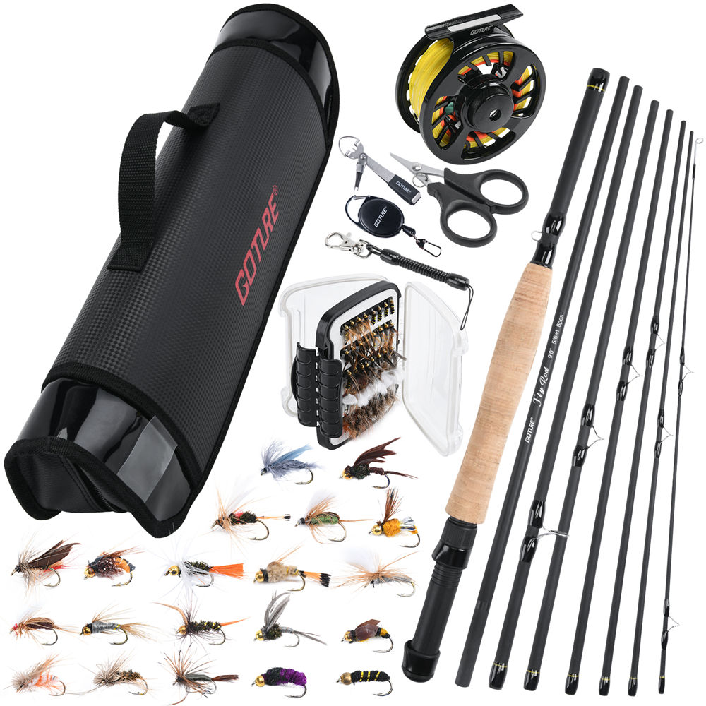 楽天市場】Goture(ゴチュール) フライロッド カーボンロッド 釣り具