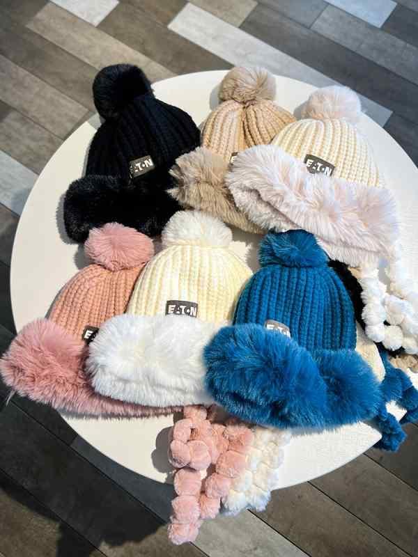 楽天市場】ニット帽 ポンポン レディース 帽子 防寒 ボンボン キャップ