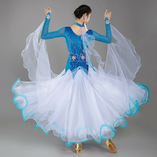 楽天市場】モダンドレス 社交ダンス スタンダード ワルツ 大きいサイズ