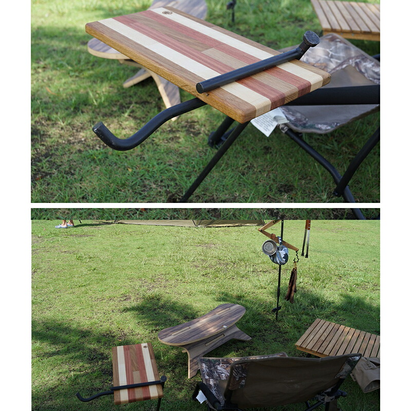 楽天市場】地面打ち込み サイドテーブル キャンプオーパーツ アイアン
