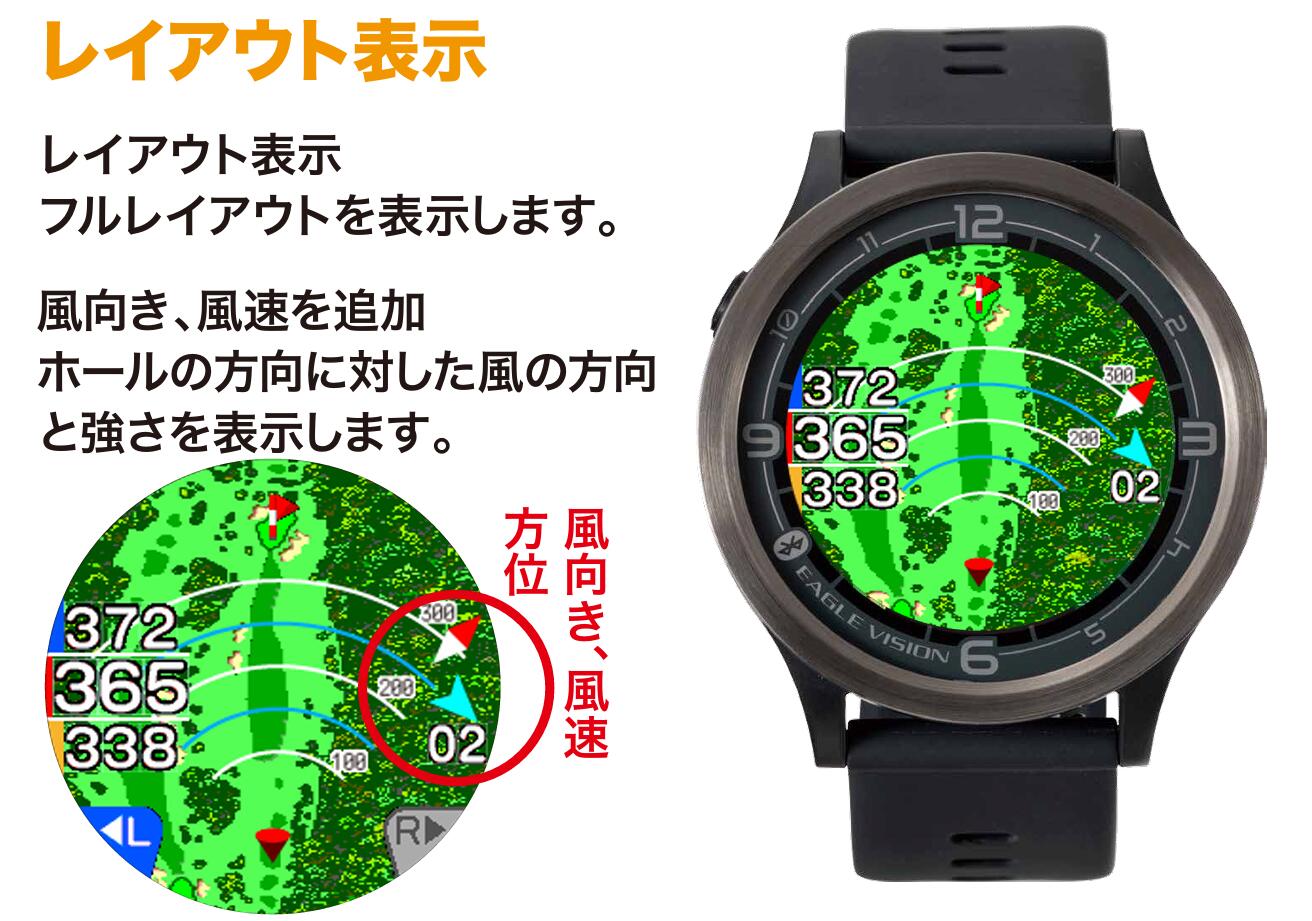 楽天市場】イーグルビジョン ウォッチ エース プロ 2024年最新モデル