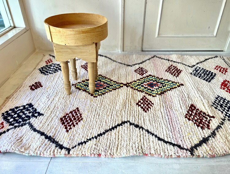 楽天市場】【L】モロッコ ラグ ｢ボシャルウィット006｣ ヴィンテージ