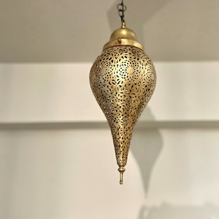 楽天市場】モロッコ真鍮ランプ「ボヤージュS/ゴールド」ペンダント
