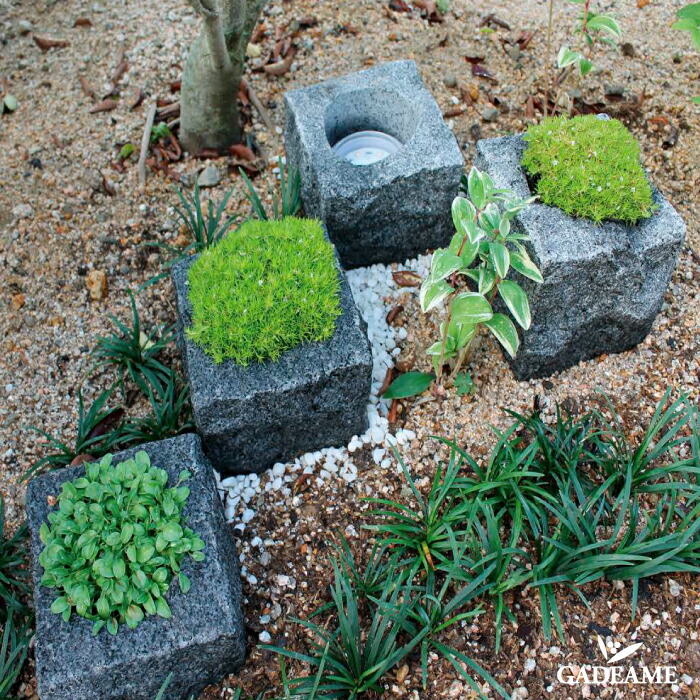 楽天市場】オーナメント フラワーポット ピンコロ オブジェ 御影石