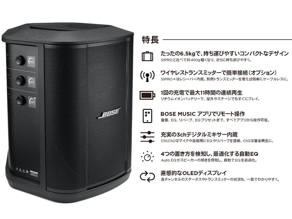 楽天市場】BOSE ボーズ S1 Pro + (プラス) と S1 Pro Backpack セット