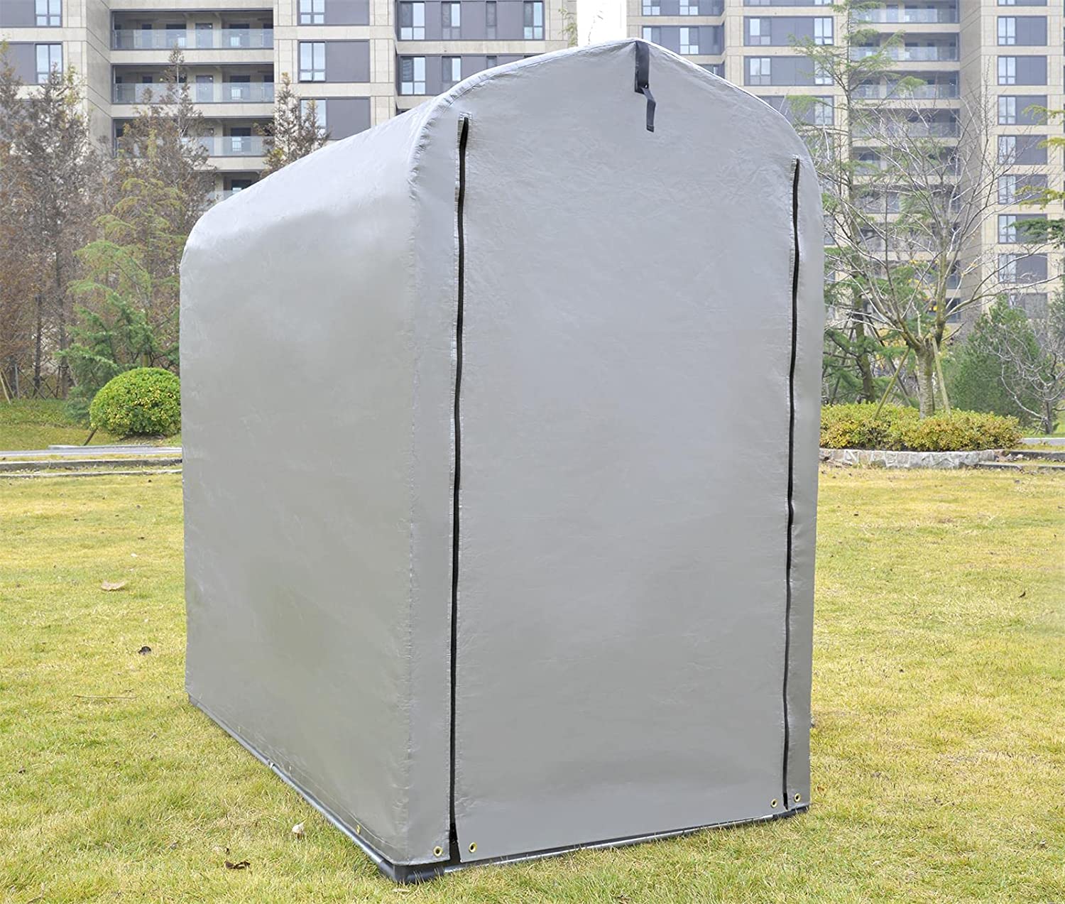 楽天市場】サイクルハウス 2台用 幅94cm 自転車置き場 バイクガレージ