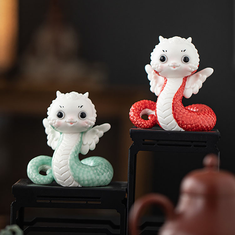楽天市場】【送料無料】開運干支 置物 巳 翼 蛇 開運祈願 可愛い 2025