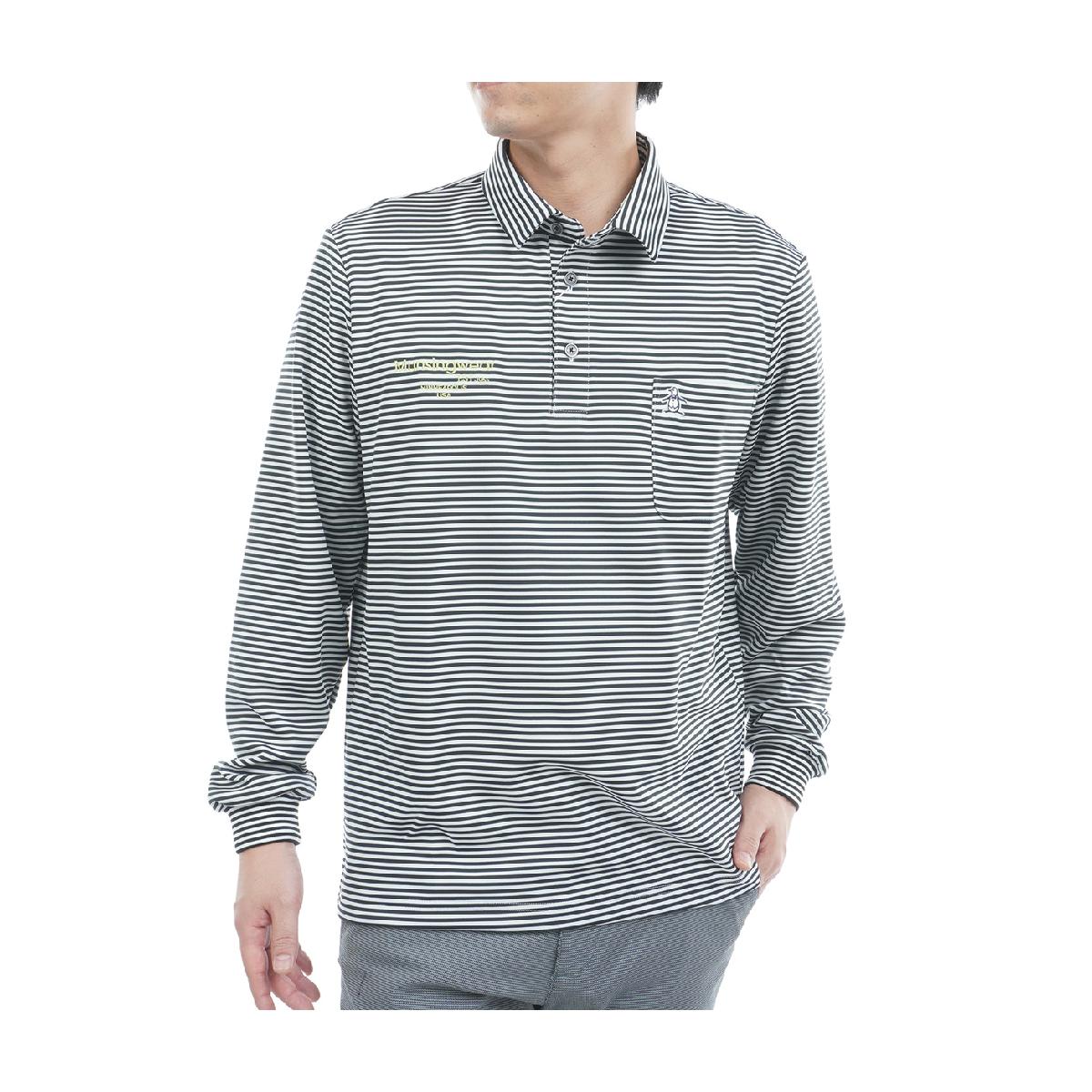 楽天市場】マンシングウェア Munsingwear ストレッチ ボーダー台衿付き