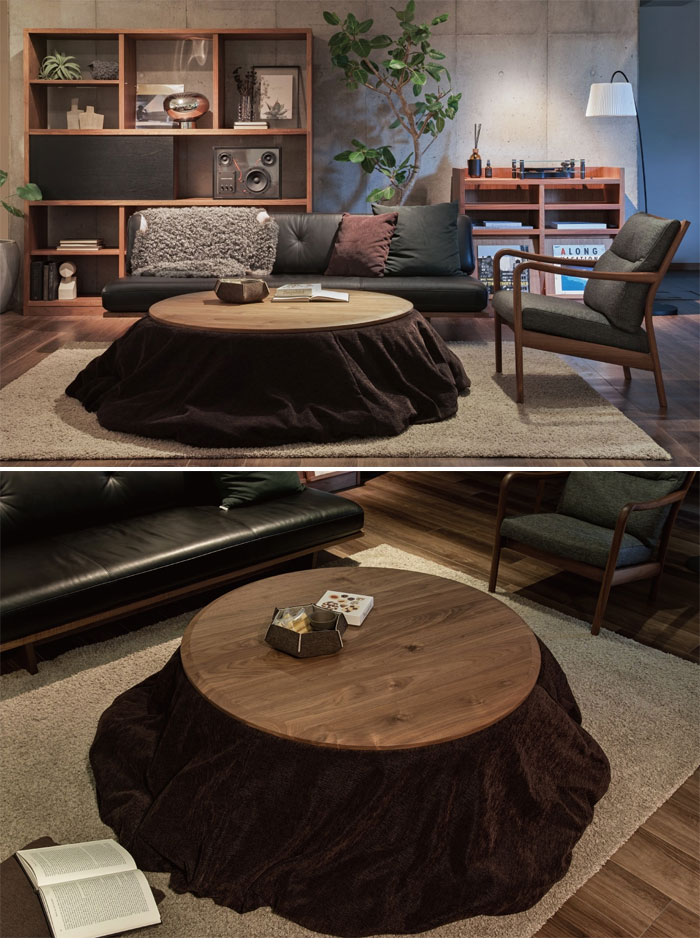 楽天市場】マスターウォール オレンジ こたつラウンドテーブル