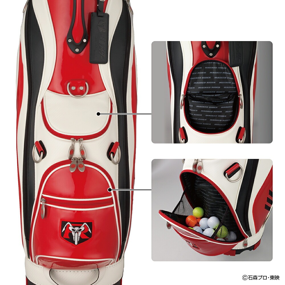 楽天市場】仮面ライダー キャディバッグ サイクロンモデルゴルフ