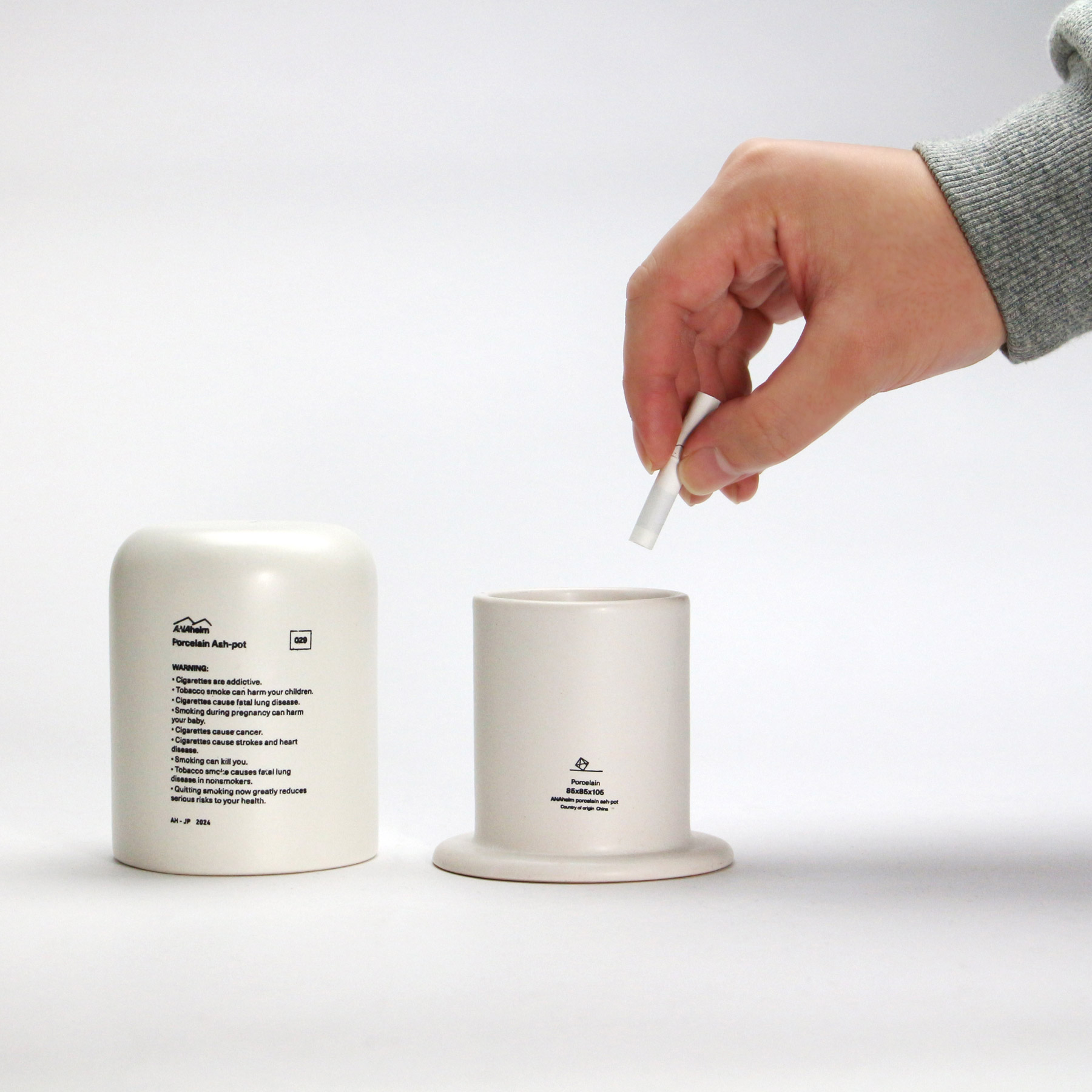 楽天市場】ANAheim アナハイム Porcelain Ash-Pot ポーセリン アッシュ