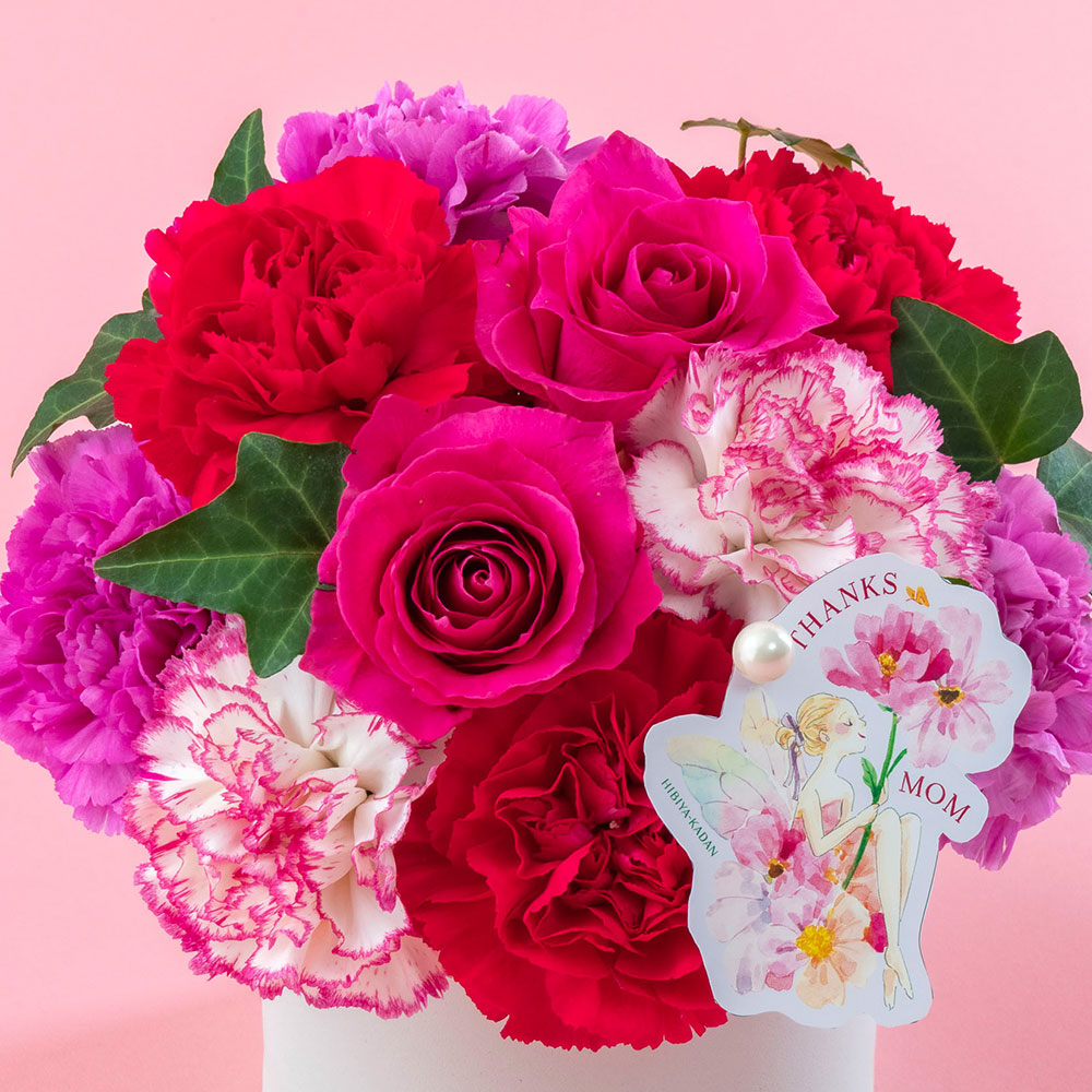 楽天市場】母の日 NozomiYuasa× アレンジメント「シェールママン・リラ