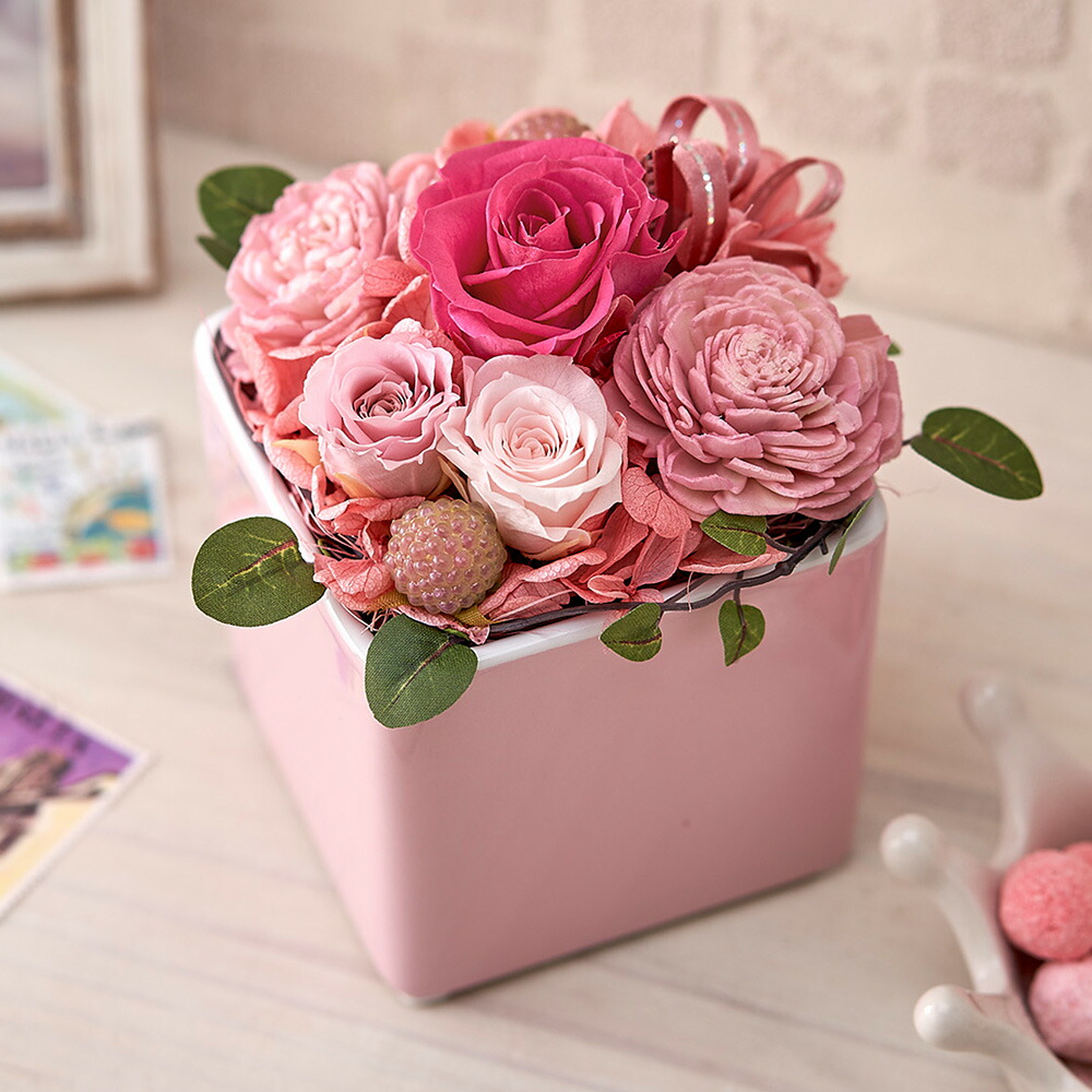 楽天市場】誕生日 花 プリザーブド＆アーティフィシャルアレンジメント