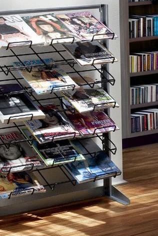 楽天市場】本屋さんの マガジンラック平置き 7段ワイド 送料無料