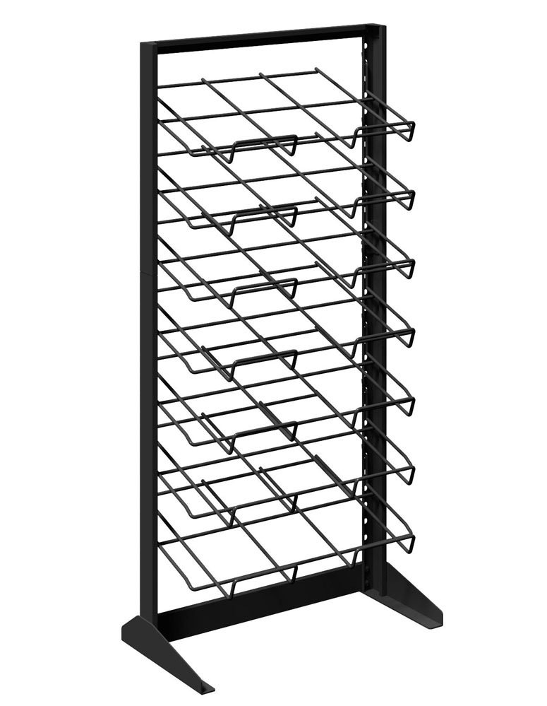 楽天市場】【本屋さんの】マガジンラック平置き【7段：スリム】送料