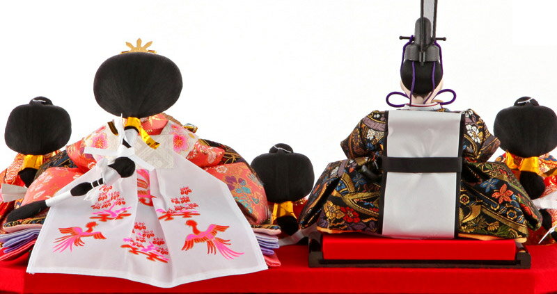 楽天市場】雛人形 ひな人形 雛 ケース飾り 五人飾り 清玉作 小三五五人