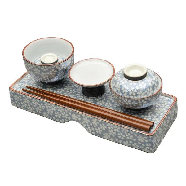 楽天市場】仏膳セット 仏膳椀 霊供膳セット 略式 有田焼 ピンク ブルー