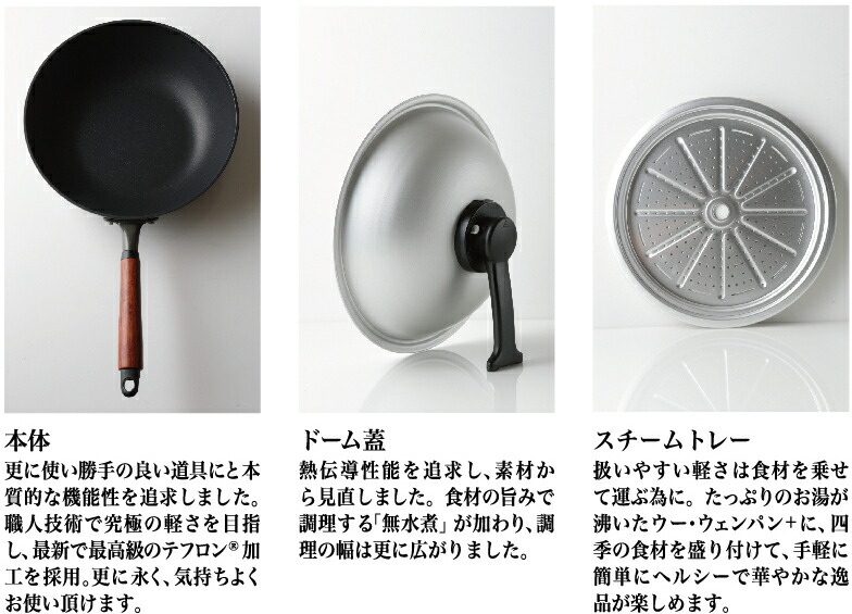 楽天市場】【10%OFF】ウー・ウェンパン+ 24cm ガス火用 一式